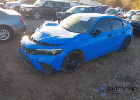 2022 Honda Civic Sport from USA, damaged, VIN 19XFL2H81NE017542